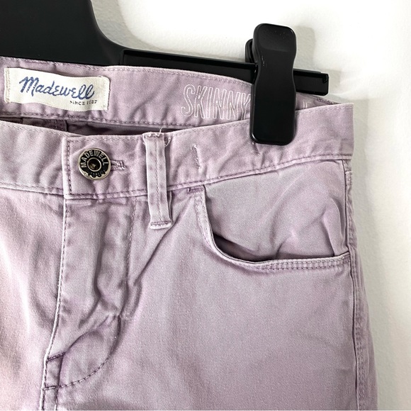 Madewell Lilac Purple Skinny Ankle Pants - Picture 2 of 9